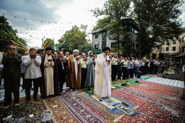 Eid al-Fitr prayers in Karaj