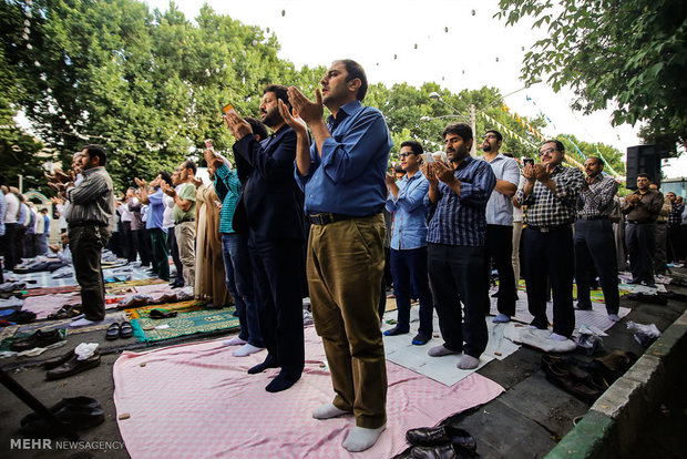 Eid al-Fitr prayers in Karaj