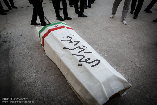 Funeral procession for Abbas Kiarostami