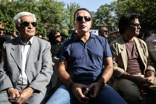 Funeral procession for Abbas Kiarostami