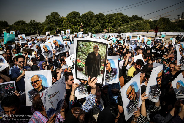 Funeral procession for Abbas Kiarostami