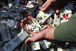 کشف بیش از ۳۲ هزار نخ انواع سیگار خارجی در شهرستان الشتر