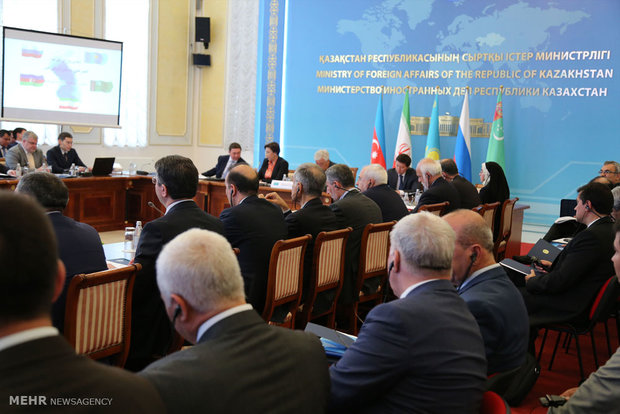 Caspian Sea littoral states’ FMs meet 