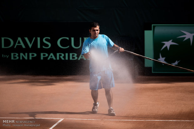 Iran wins Syrian rival at Davis Cup