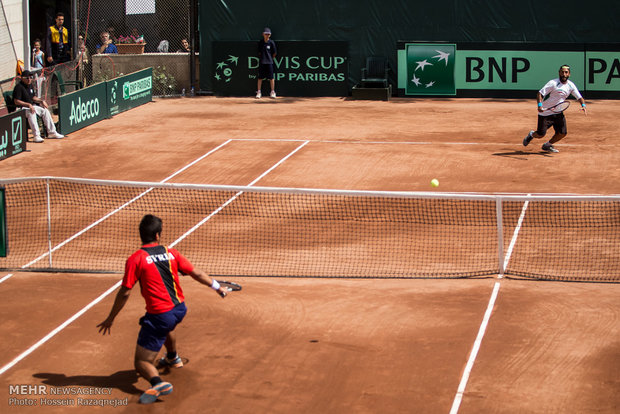 Iran wins Syrian rival at Davis Cup