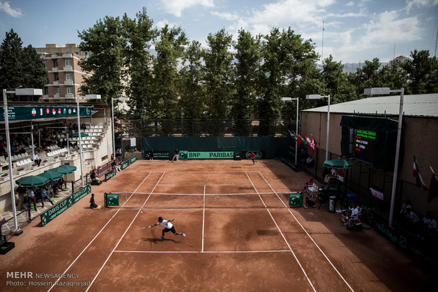 Iran wins Syrian rival at Davis Cup