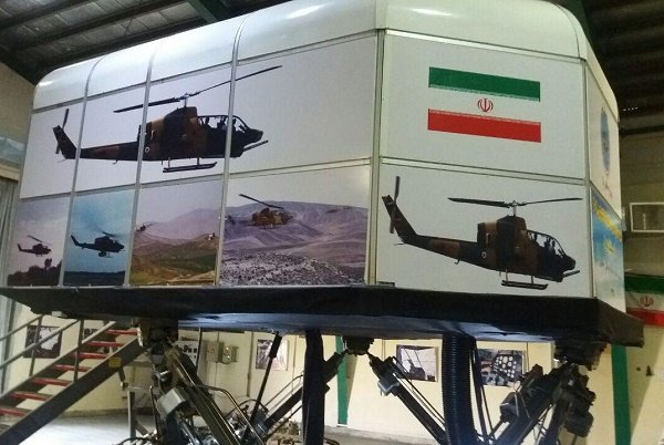 Iran Army unveils new chopper simulator