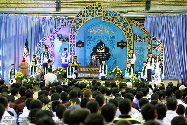 افتتاحیه سی و چهارمین دوره مسابقات قرآن عترت و نماز دانش آموزی سراسر کشور