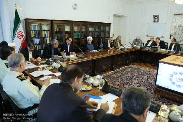 إجتماع لجنة مكافحة المخدرات بحضور الرئيس روحاني