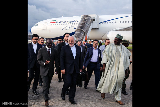 زيارة وزير الخارجية الايراني الى نيجيريا