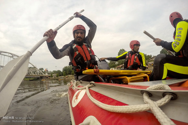 Flood search-and-rescue drill held