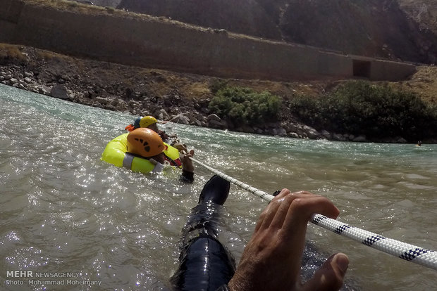 Flood search-and-rescue drill held