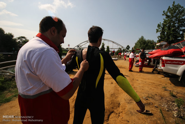 Flood search-and-rescue drill held