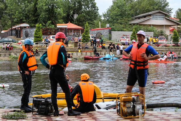 Flood search-and-rescue drill held