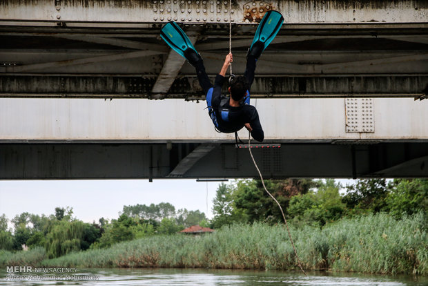 Flood search-and-rescue drill held