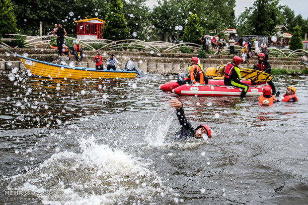 Flood search-and-rescue drill held