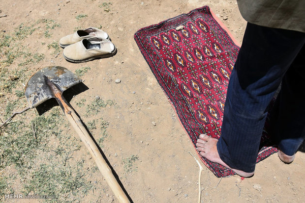 صرفه جویی آب در میان کشاورزان روستای وشاره شهرضا