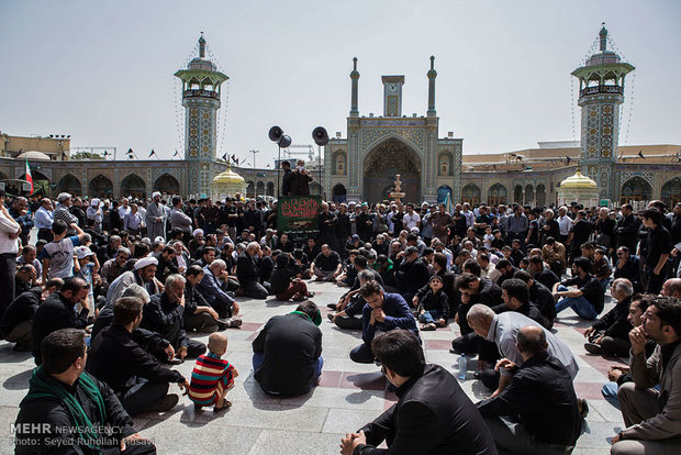 مراسم عزاداری سالروز شهادت امام صادق (ع) در قم