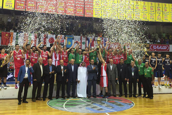 Junior Iranian basketballers claim Asian title for 3rd time