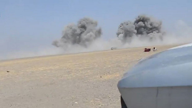 غارات جوية روسية تستهدف منطقة سقوط المروحية بسوريا