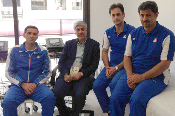 رئیس کمیته ملی المپیک با کادر سرپرستی کاروان ایران دیدار کرد