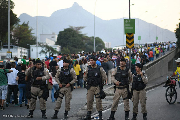 اعتراض به برگزاری المپیک در برزیل‎