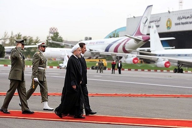 Pres. Rouhani departs for Baku