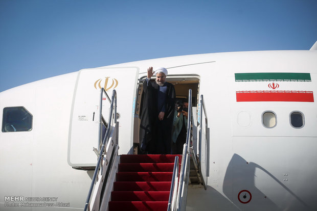 Pres. Rouhani leaves Malaysia for Japan