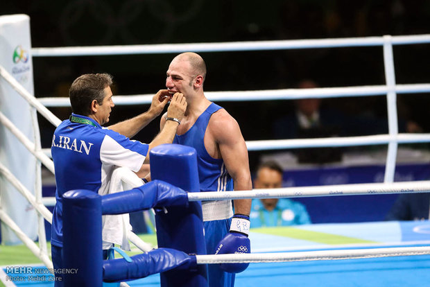Iran’s boxer eliminated from Rio 2016
