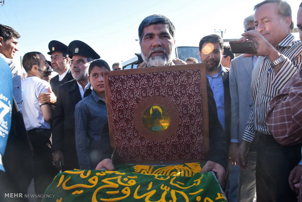 استقبال از کاروان خدام امام رضا(ع) در شهرضا