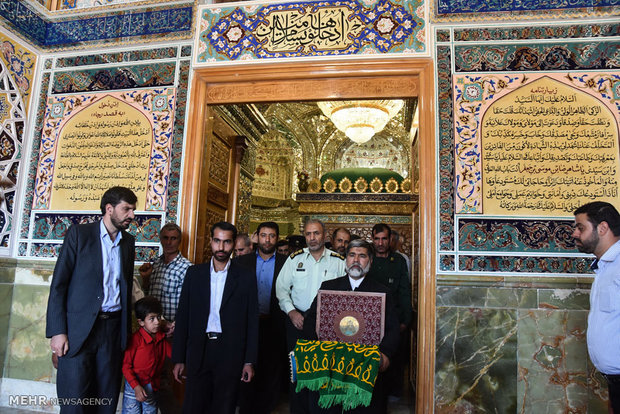 استقبال از کاروان خدام امام رضا(ع) در شهرضا