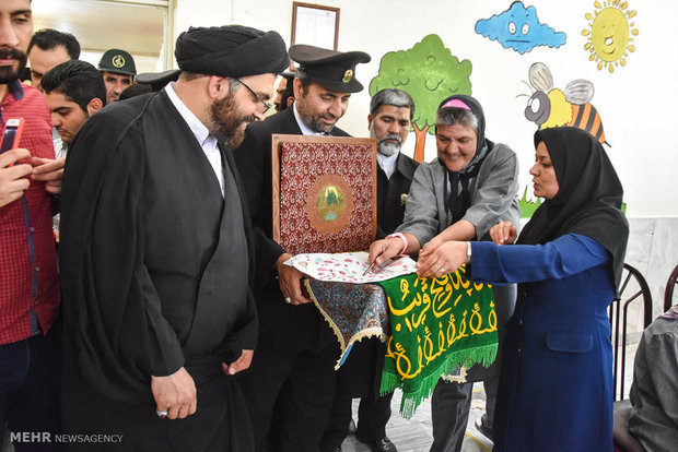 استقبال از کاروان خدام امام رضا(ع) در شهرضا