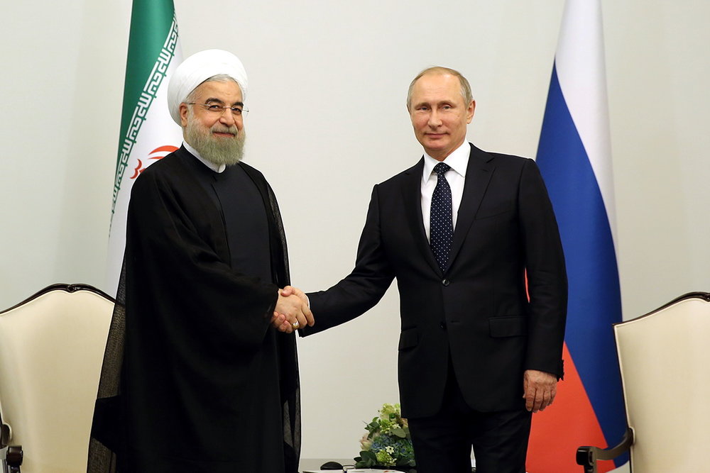 Tehran Times - Rouhani and Putin meet in Baku