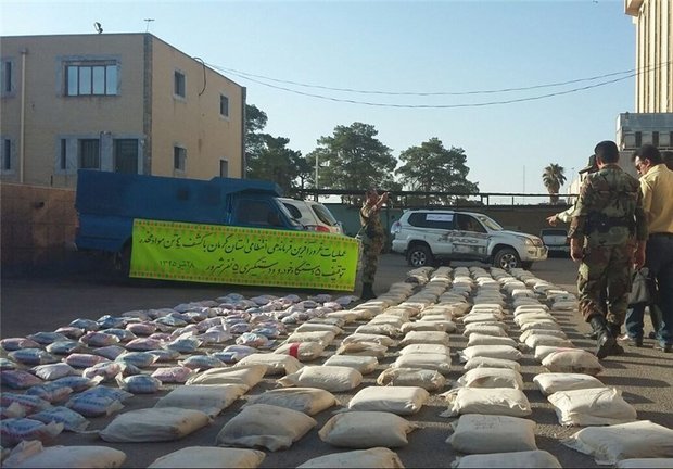 1.1 tons of illicit drugs seized in SE Iran