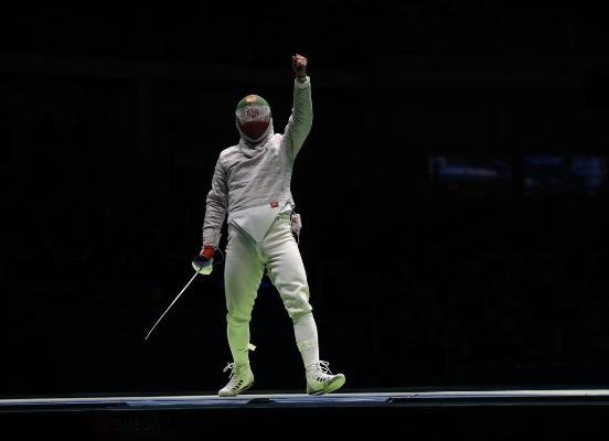 Iranian fencer jumps places in world ranking