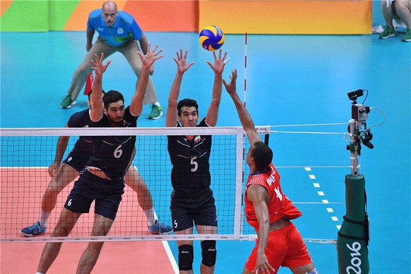 Iran volleyball team defeats Cuba at Rio