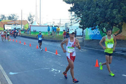 زورآوند در پیاده روی المپیک پنجاه و چهارم شد