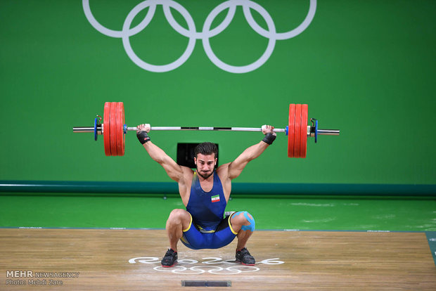 ذهبية ايران في رفع الاثقال في دورة الالعاب الاولمبية ريو 2016