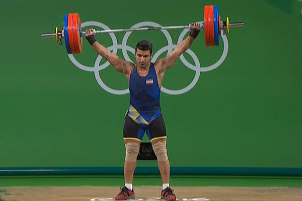 هاشمی نایب قهرمان دسته ۱۰۵ کیلوگرم مسابقات وزنه برداری شد