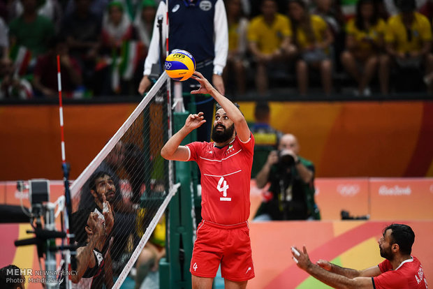 باخت تیم ایران برابر روسیه در ست دوم
