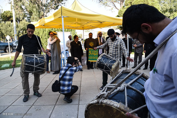 حضور کاروان خادمان رضوی در تهران