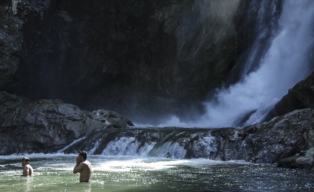 Shalmash Waterfall in Western Azarbaijan Province