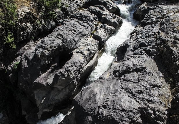 Shalmash Waterfall in Western Azarbaijan Province