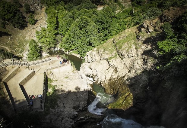 Shalmash Waterfall in Western Azarbaijan Province