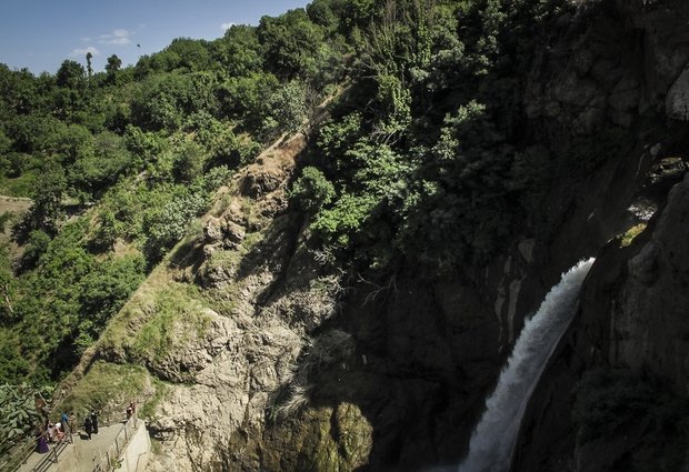 Shalmash Waterfall in Western Azarbaijan Province