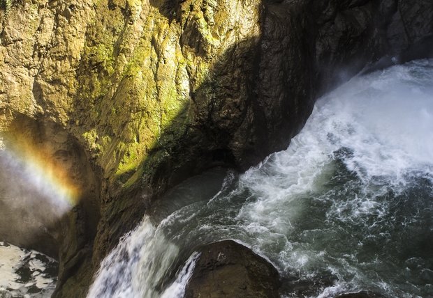 Shalmash Waterfall in Western Azarbaijan Province