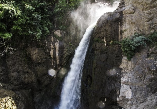 Shalmash Waterfall in Western Azarbaijan Province