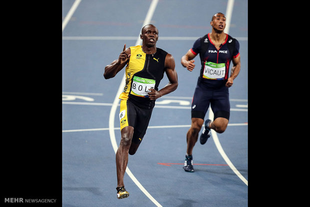 یوسین بولت در مسابقات دوی 100 متر المپیک‎ 2016 ریو