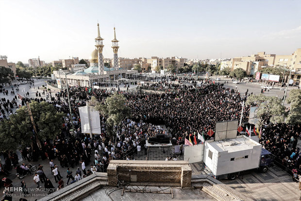 حضور کاروان زیر سایه خورشید در همدان