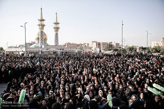 حضور کاروان زیر سایه خورشید در همدان